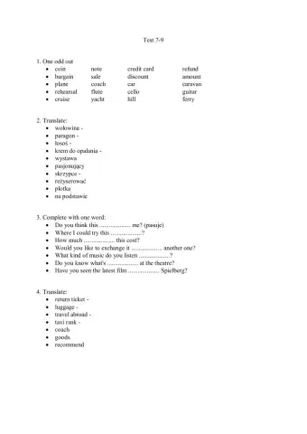 Egzamin ósmoklasisty test 3