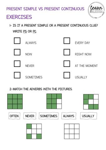 Present simple or present continuous?