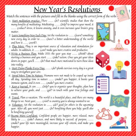 New year's resolutions