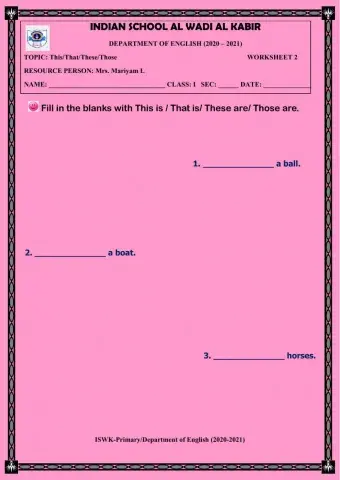 Demonstrative Pronouns