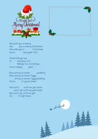 We wish you a Merry Christmas song