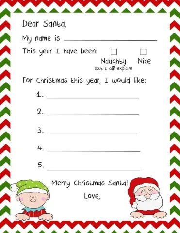Christmas letter