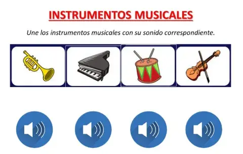 Sonidos instrumentos musicales