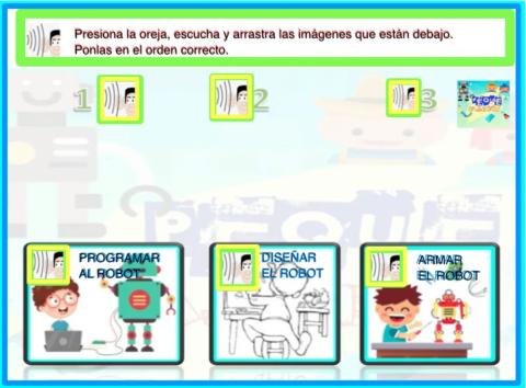 pasos para armar un robot drag and drop