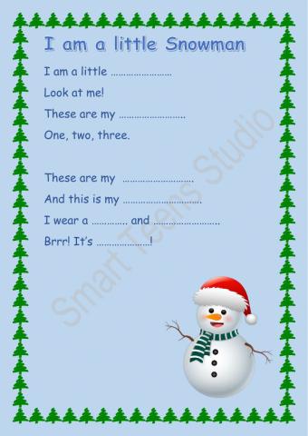 I am a little Snowman
