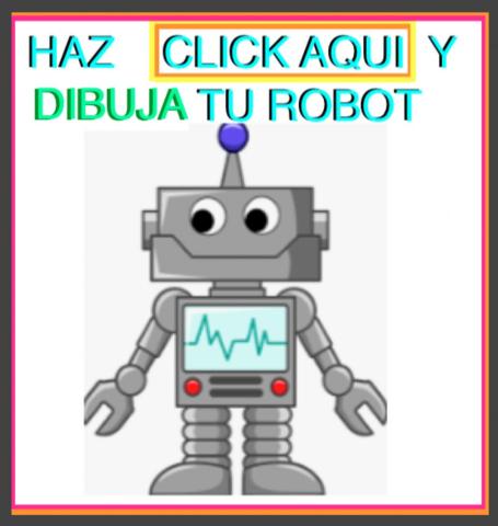 nivel 1 clase 3 pinta las partes del  robot