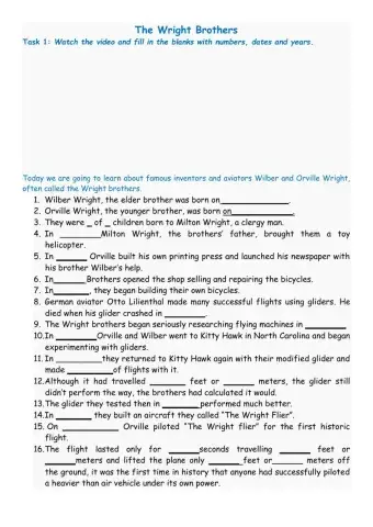 The Wright Brothers Biography