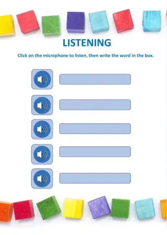 Listening - Fruits in English