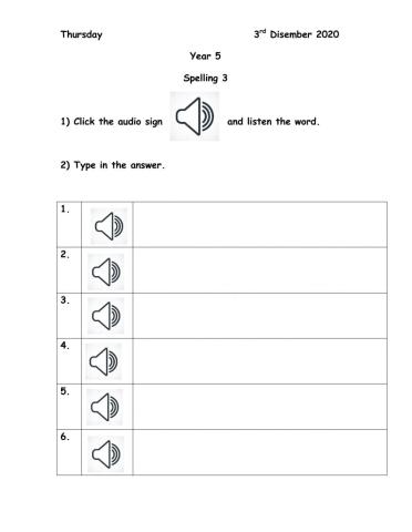 The digital age-Spelling 3