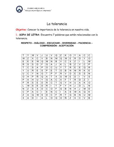 Que tan tolerante eres