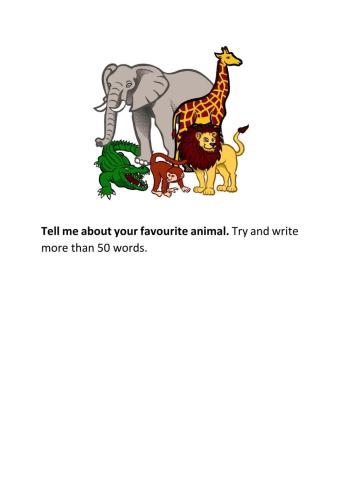 Write about your favourite animal