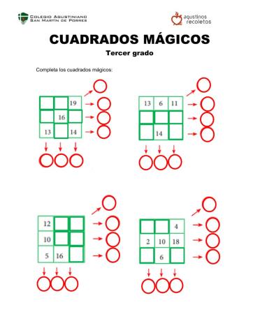 Cuadrados mágicos
