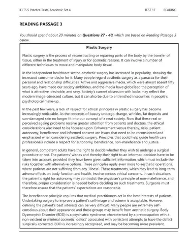 IELTS reading and writing