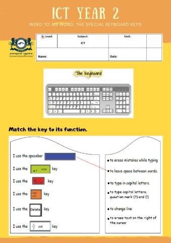 Intro to Word Processing: The Keyboard