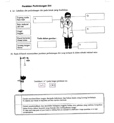 Langkah Keselamatan di dalam Makmal