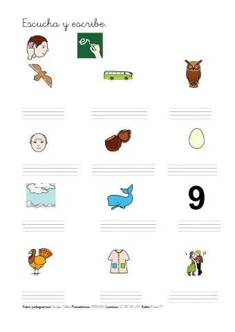 Escribir palabras con b o v.(con sonido)