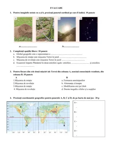 Terra - o planetă în mișcare