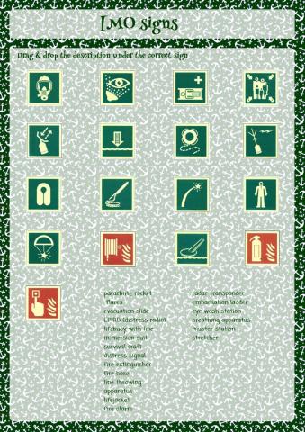 IMO Safety Signs