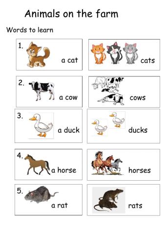 Farm animals