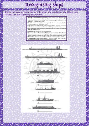 Recognising Ships
