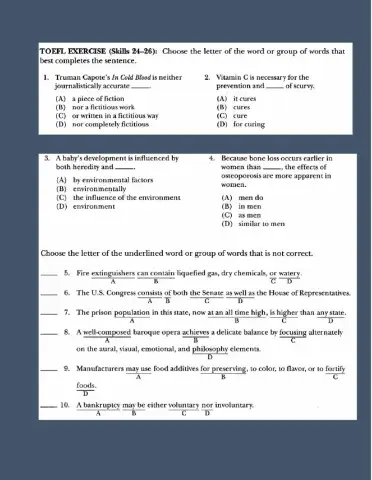 Parallel Structures and Comparatives and Superlatives