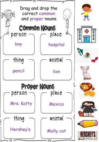 Common and proper nouns