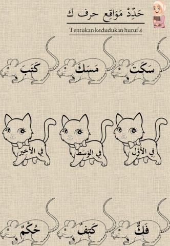 Bahasa Arab Tahun 1 (نرکز على حرف ك)