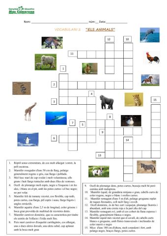 Vocabulari dels animals