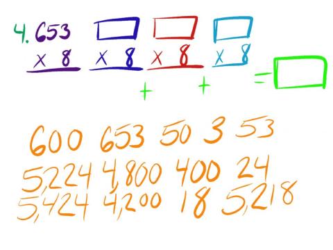 Multiplication math page 4