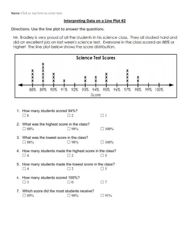Interpreting Dot Plots -2