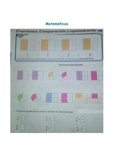 Fracciones equivalentes