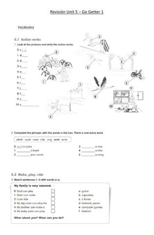 Revision unit 5 - Go Getter 1