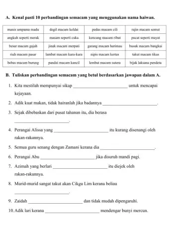 Perbandingan Semacam