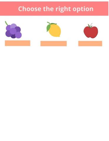 Choosing fruit