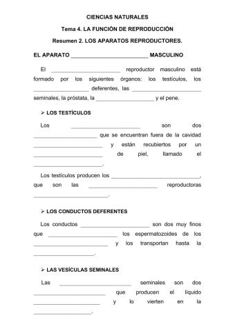 Los aparatos reproductores