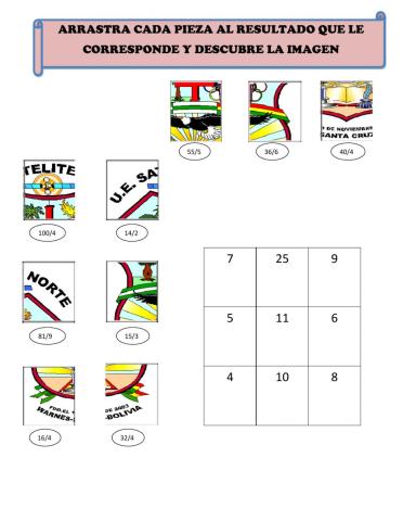 Rompecabezas de la división
