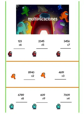 Multiplicaciones