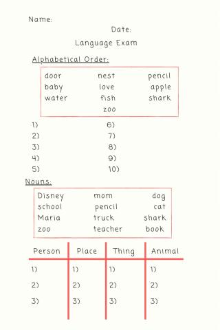 English Review 2nd Grade