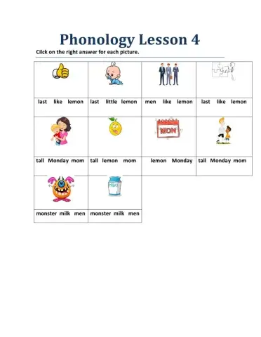 Phonology Lesson 4 Book 2