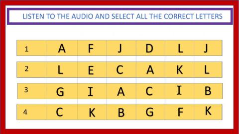 ALPHABETS I,J,K,L worksheet