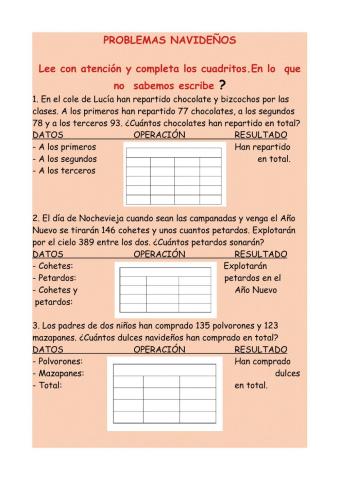 Problemas navideños