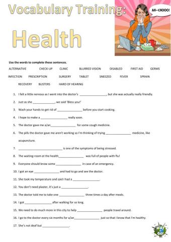Health vocab