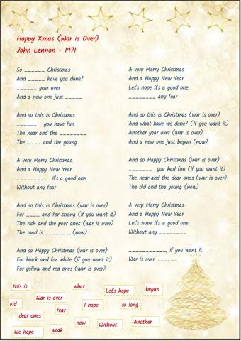 Happy Christmas (war is over)