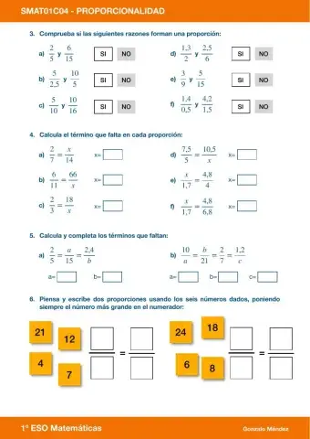 Razón y proporción 2
