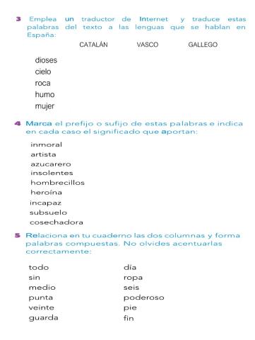 Vocabulario