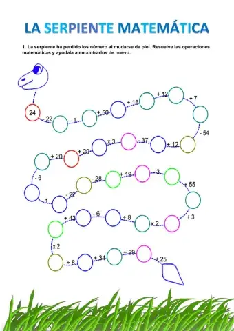 Serpiente Matemática