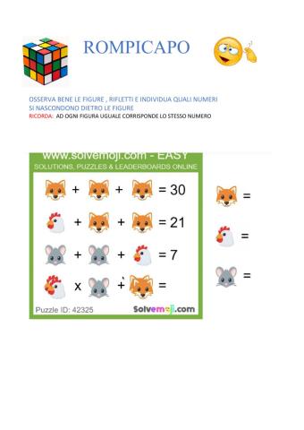 Rompicapo sui numeri