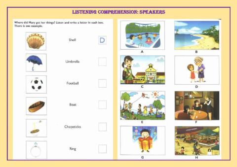 Listening comprehension