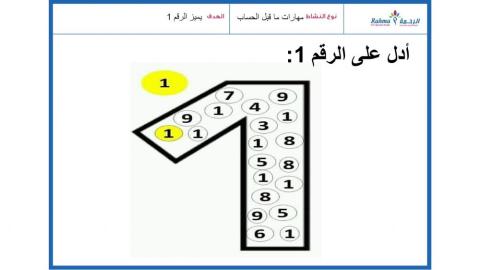 1مهارات ماقبل الحساب