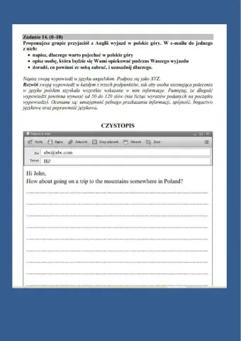 Zadanie 14 Egzamin ósmoklasisty